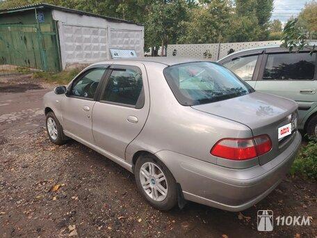 Fiat, Albea, 1400, 77, бензин, седан, механика, передний привод, среднее состояние, левый, серебряный, 500 000 ₽