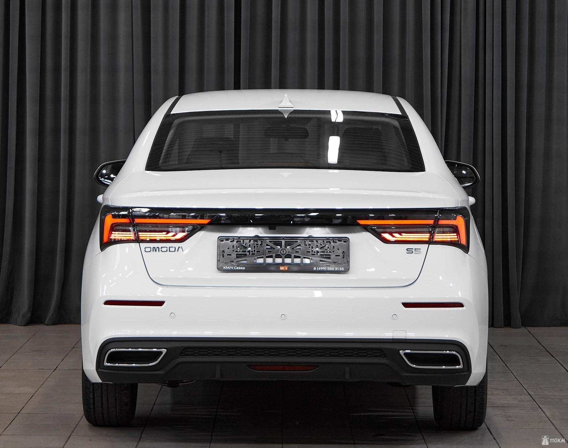 OMODA, S5, 1500, 75, бензин, седан, вариатор, передний привод, отличное состояние, левый, белый, 1 475 000 ₽